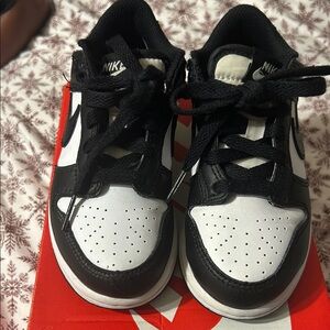 Nike Kids Black and White Sneakers